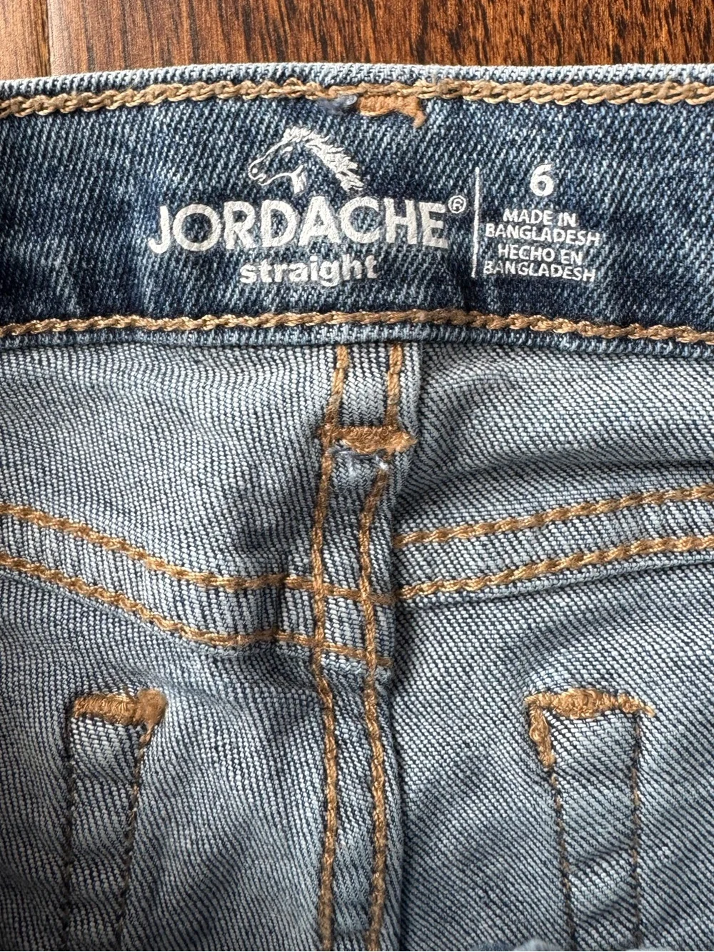 Jordache Kids Light Blue Straight Jeans 6